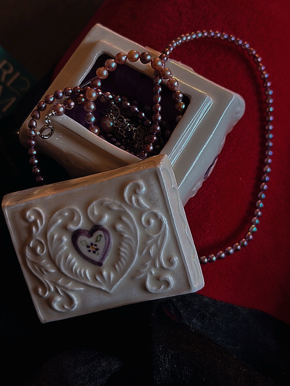 Lavender Pearl Mystery Jewelry Collection